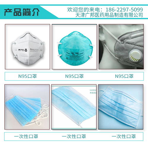 一次性防護口罩 天津廣邦醫藥 一次性防護口罩價錢